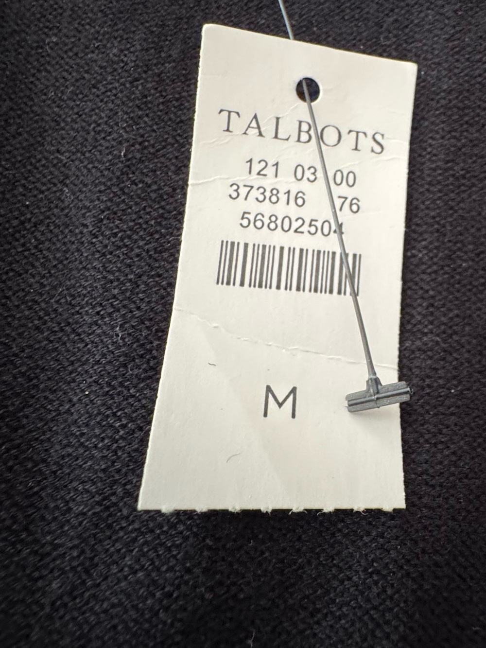 Talbots Black Sleeveless Sweater Tank Shell Top Medium NWT - Picture 3 of 5